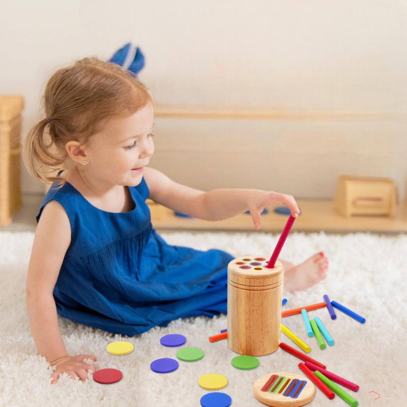Jouet d'apprentissage en bois (1-4ans)