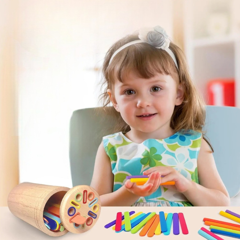 Jouet d'apprentissage en bois (1-4ans)