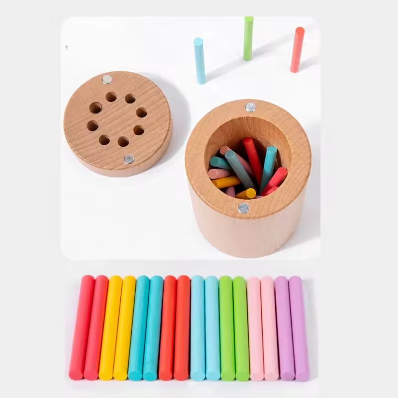 Jouet d'apprentissage en bois (1-4ans)