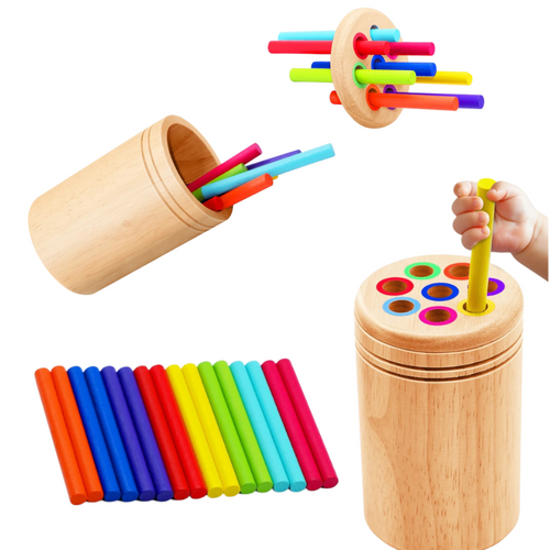 Jouet d'apprentissage en bois (1-4ans)