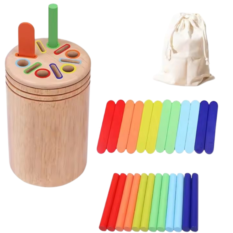Jouet d'apprentissage en bois (1-4ans)
